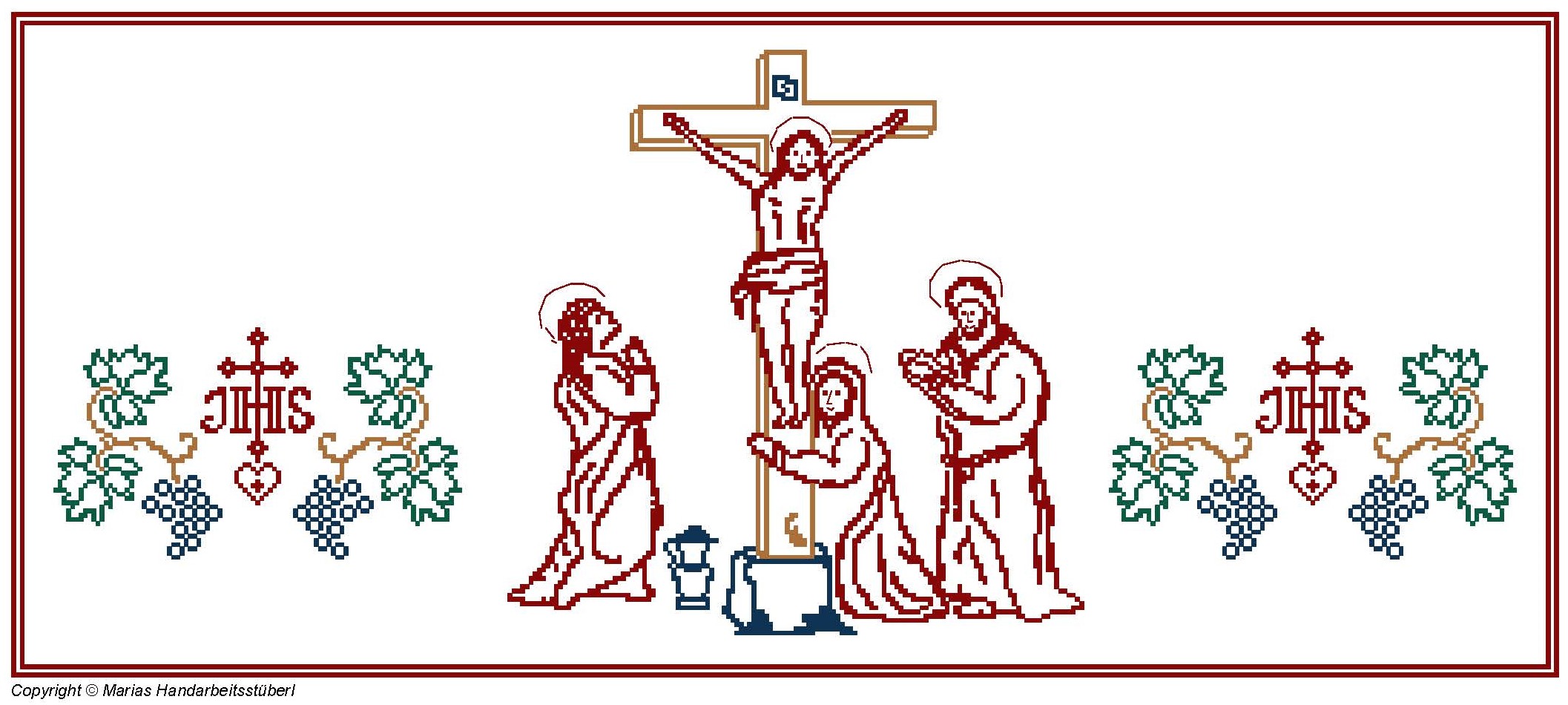 Altartuch - Jesus am Kreuz Variante 2