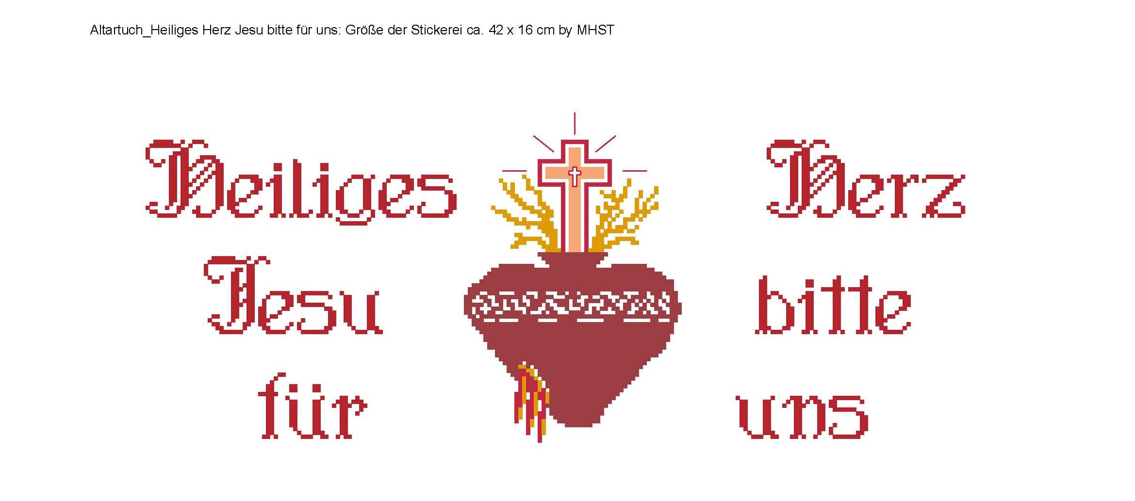 Altartuch - Heiliges Herz Jesu